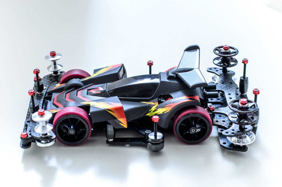 ミニ四駆完成品 ネオトライダガーZMC カーボンSP VZフルカスタム
