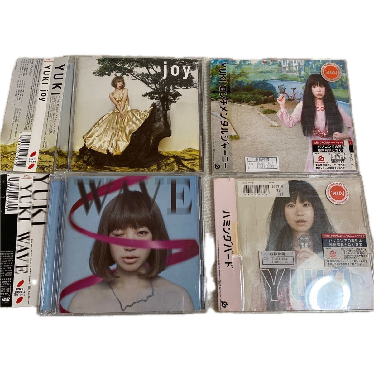YUKI アルバム2枚＋シングル2枚 WAVE 2枚組【ディスク2はDVD】／joy