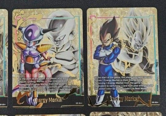 ドラゴンボール 海外 エナジーマーカー フルコンプ12種12枚 パラレル