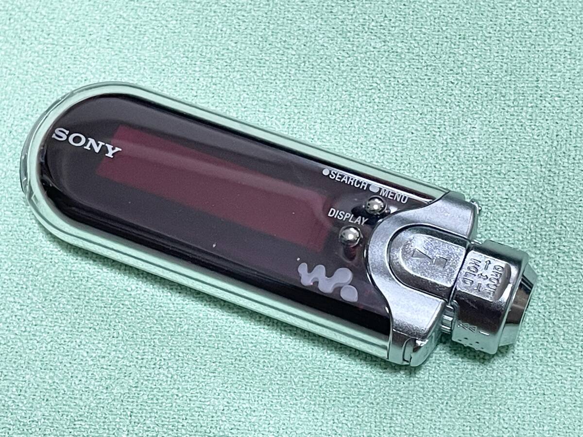 美品即決【充電器付】SONY スティック型ウォークマン NW-E405 ローズ