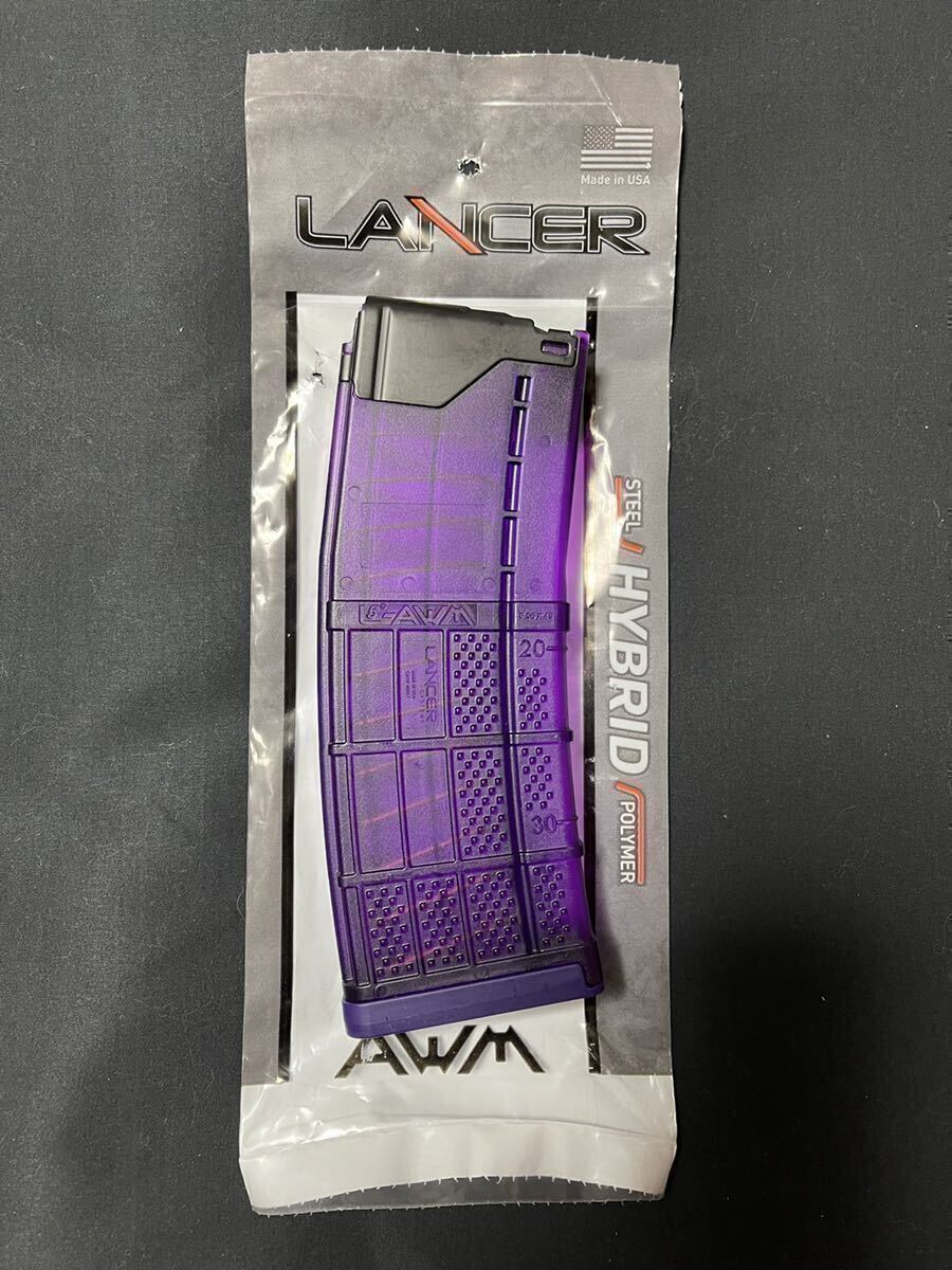 実物 LANCER ランサー マガジン 紫 L5AWM 30 purple 新品 実物