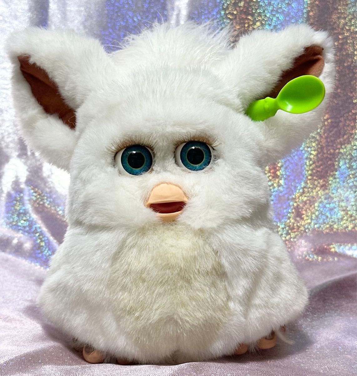 未使用品 ファービー2 シュガースノー 白×青目④ ホワイト×ブルーアイ