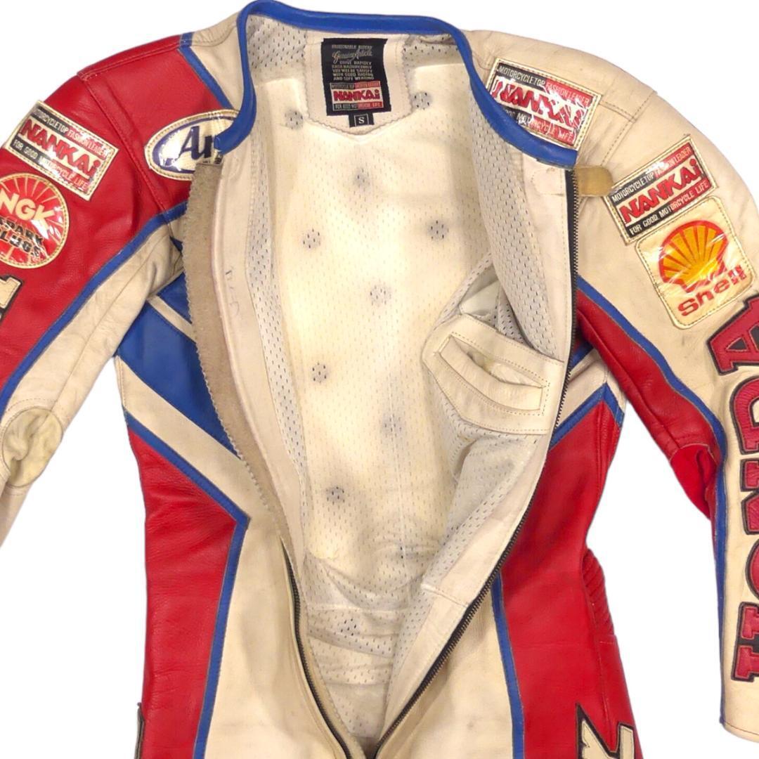 即決 NANKAI メンズ S レザーレーシングスーツ 南海部品 ナンカイ