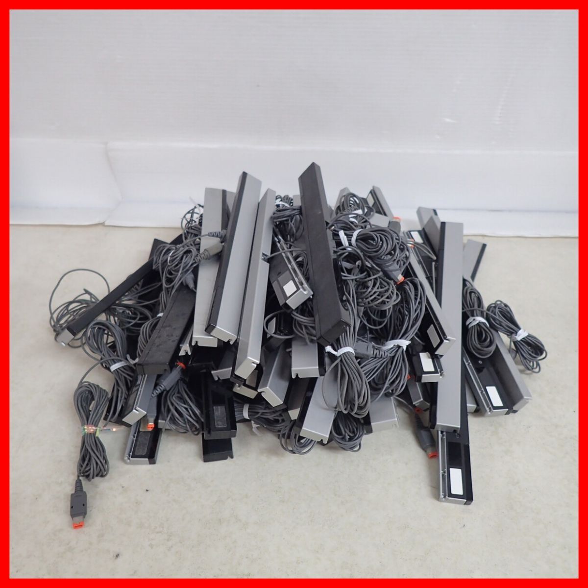 100本 ニンテンドー WiiU ⁄ Wii センサーバー RVL-014 シルバー 87本