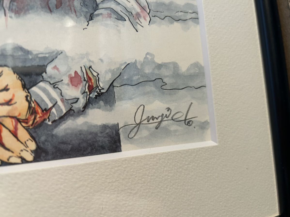 未使用品 伊藤潤二 直筆サイン入り複製原画 富江 シリアルナンバー入り