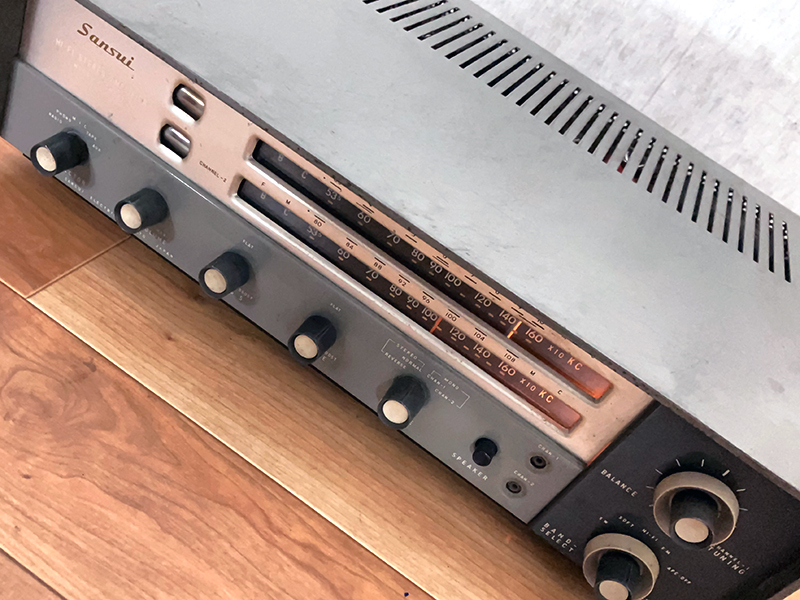 サンスイ SM-80 管球式チューナーアンプレシーバー 真空管アンプ(a47