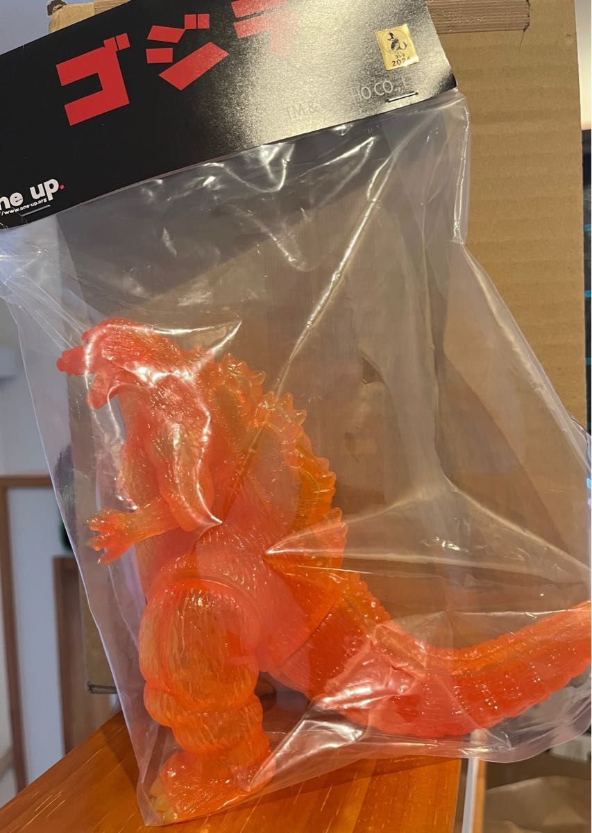 完成品 ソフビフィギュア ゴジラ1995 ONE UP ワンアップ ワンフェス