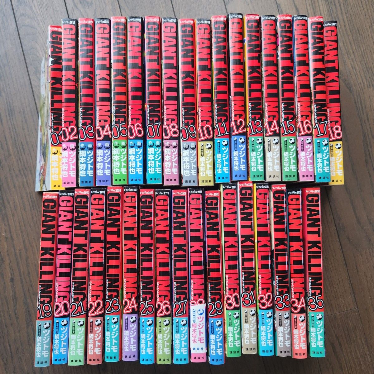 GIANT KILLING」1巻~35巻セット 大ヒットサッカーコミック