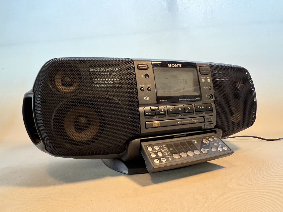 Yahoo!オークション - SONY CDラジカセ SONAHAWK ZS-70 ジャンク ソニ