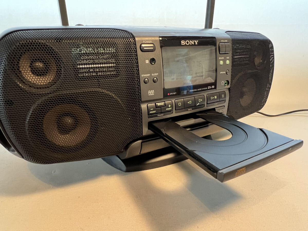 Yahoo!オークション - SONY CDラジカセ SONAHAWK ZS-70 ジャンク ソニ