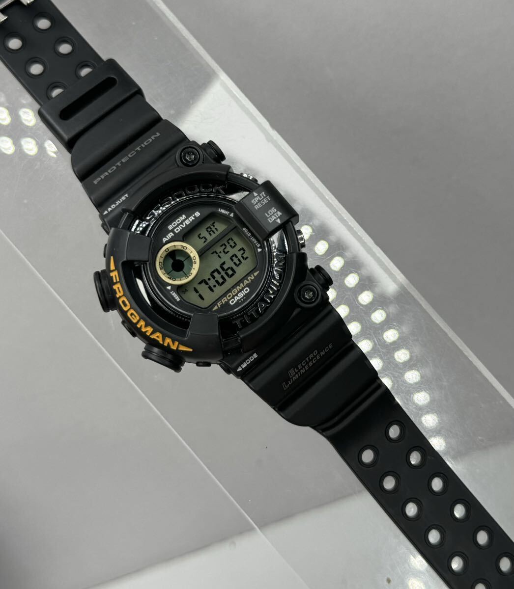 Yahoo!オークション - 美品 G-SHOCK DW-8200BM-1T FROGMANフロッグマン