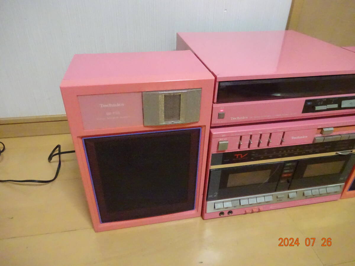 Yahoo!オークション - Technics テクニクス 可愛いピンクのコンポ SA-K