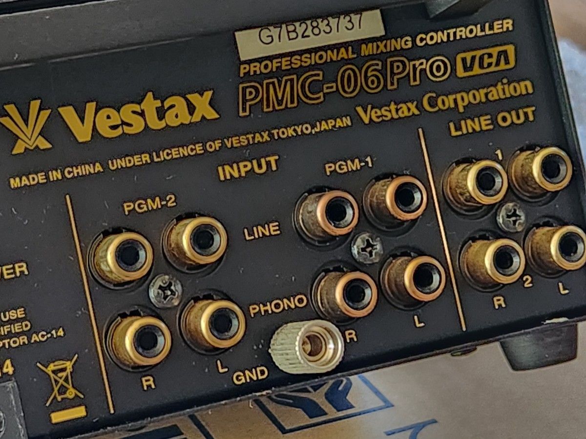 送料無料 Vestax PMC-06 pro vca 黒 純正アダプター付き｜Yahoo!フリマ