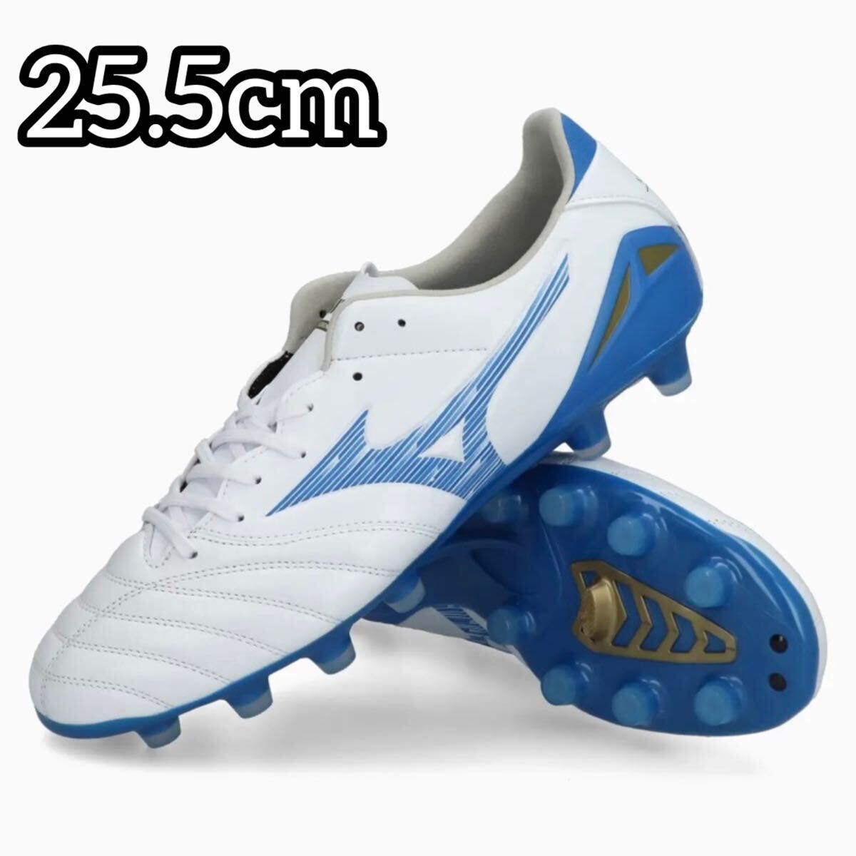 MIZUNO ミズノ モレリアネオ4 プロ 25 5cm ムゲンパック 白 青