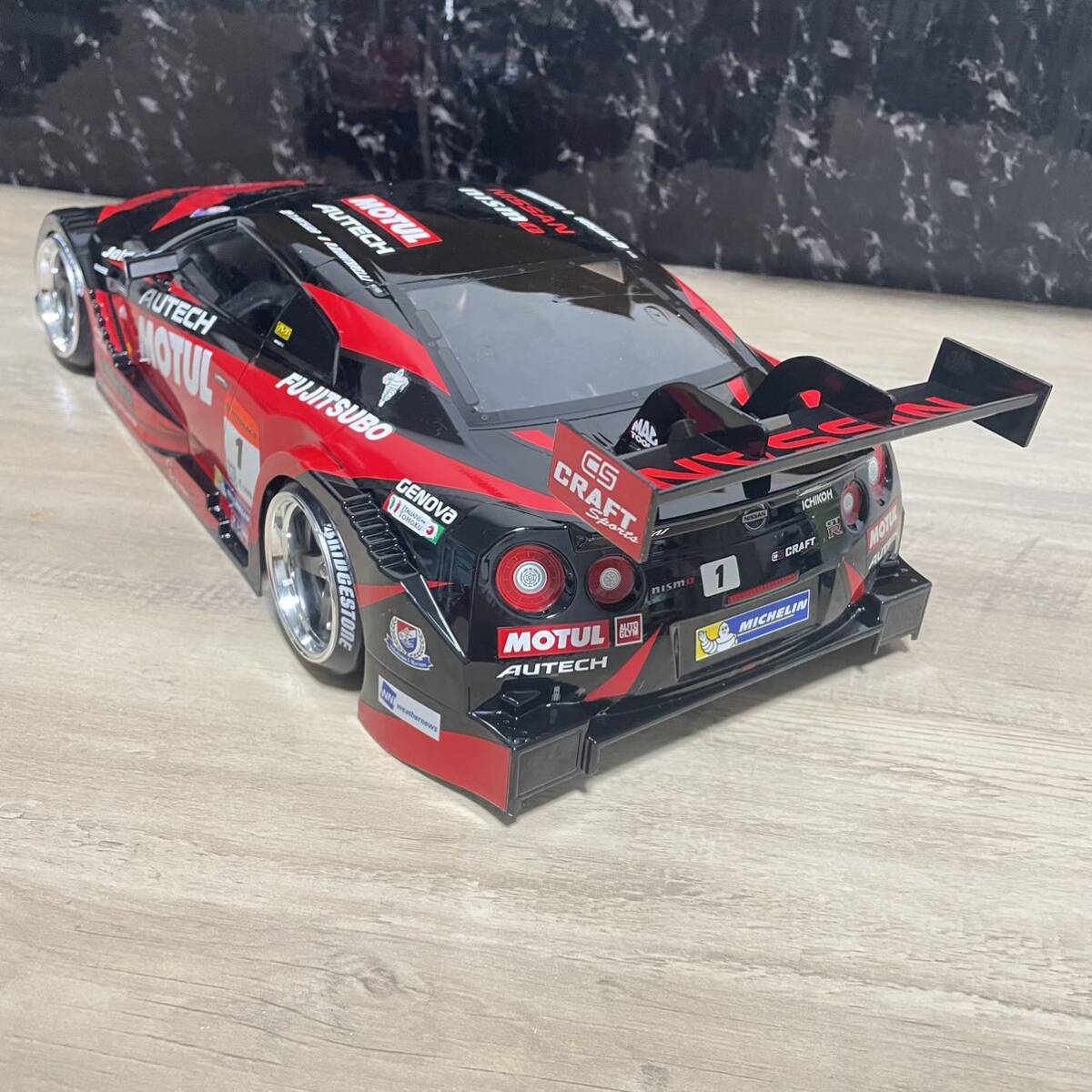 タミヤ モチュールスカイライン GT-R R35 1/10 ラジコンボディー