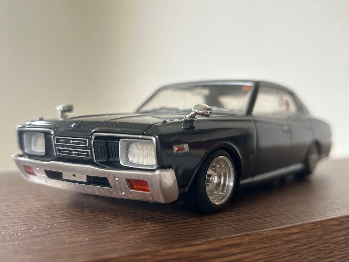 アオシマ プラモデル 日産330セドリック 完成品 街道レーサー 旧車會