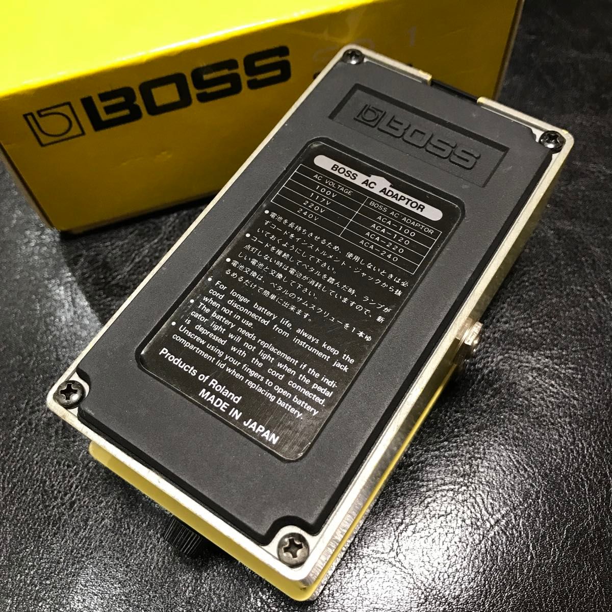 超レア ほぼ未使用 名機 1983年 日本製 BOSS SD-1 MADE IN JAPAN