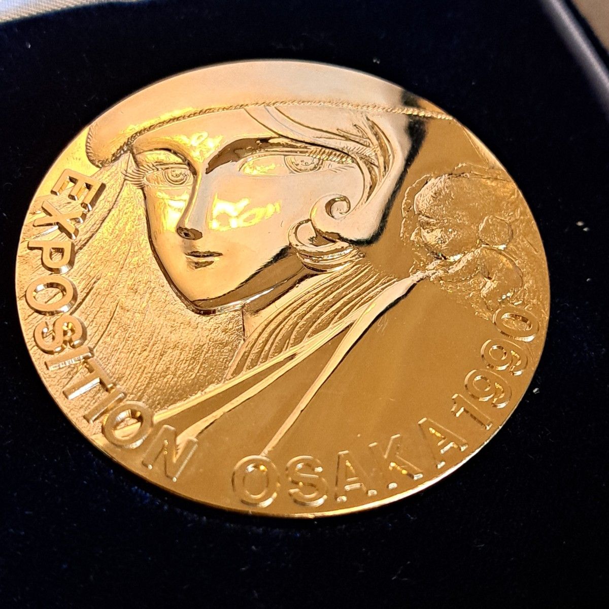 EXPOSITION OSAKA1990 銀河鉄道777 メーテルモチーフメダル 記念メダル