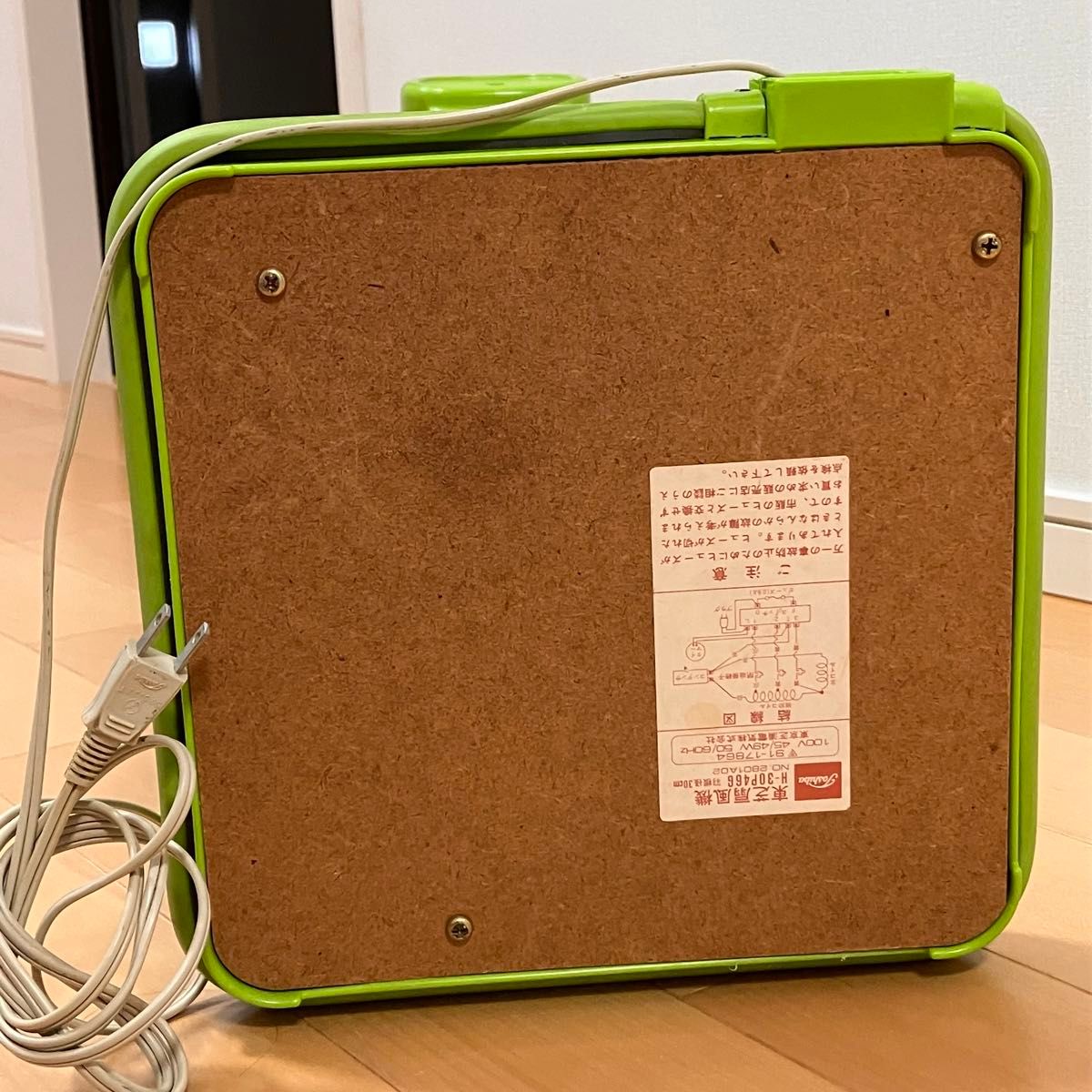 扇風機 東芝 H-30P46G 黄緑 / 昭和レトロ TOSHIBA 1979｜Yahoo!フリマ