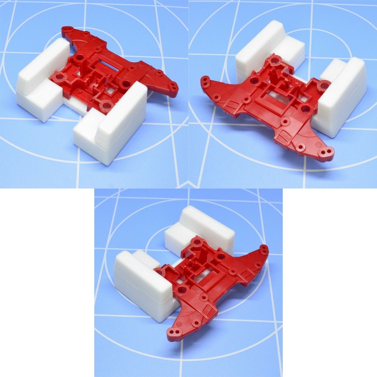 ミニ四駆 MSフレキ加工用治具ツール フロント・リアシャーシ用 ミニ四