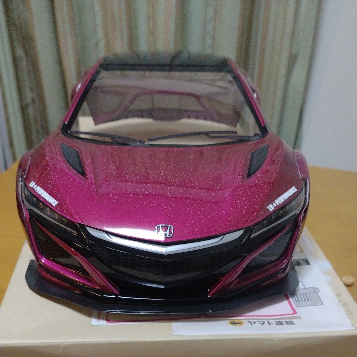 タミヤ NSX ボディ ドリフト ウイング付 ラメ塗装｜Yahoo!フリマ（旧