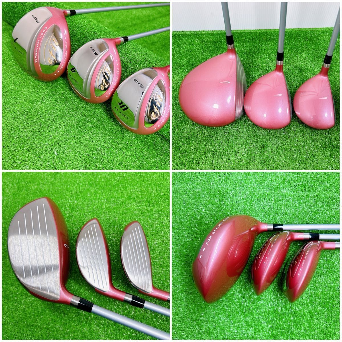 美品】ミズノ エフィル efil レディース ゴルフクラブセット 初心者