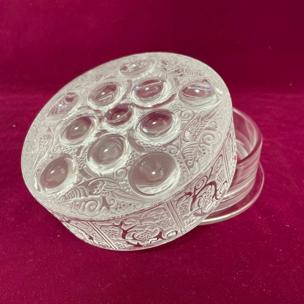 希少】ルネ・ラリック ガラスボックス・小物入れ クリア 「ロジェ」 鳥