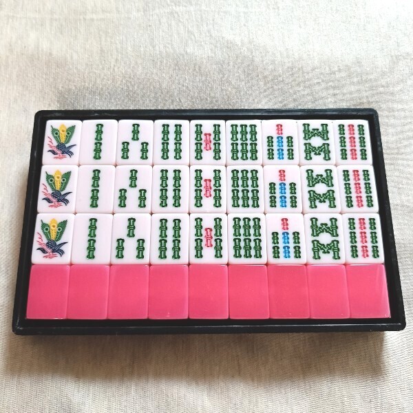 Yahoo!オークション - ミズノ丸一 麻雀牌 パル 蛍光ピンク 麻雀パイ レ