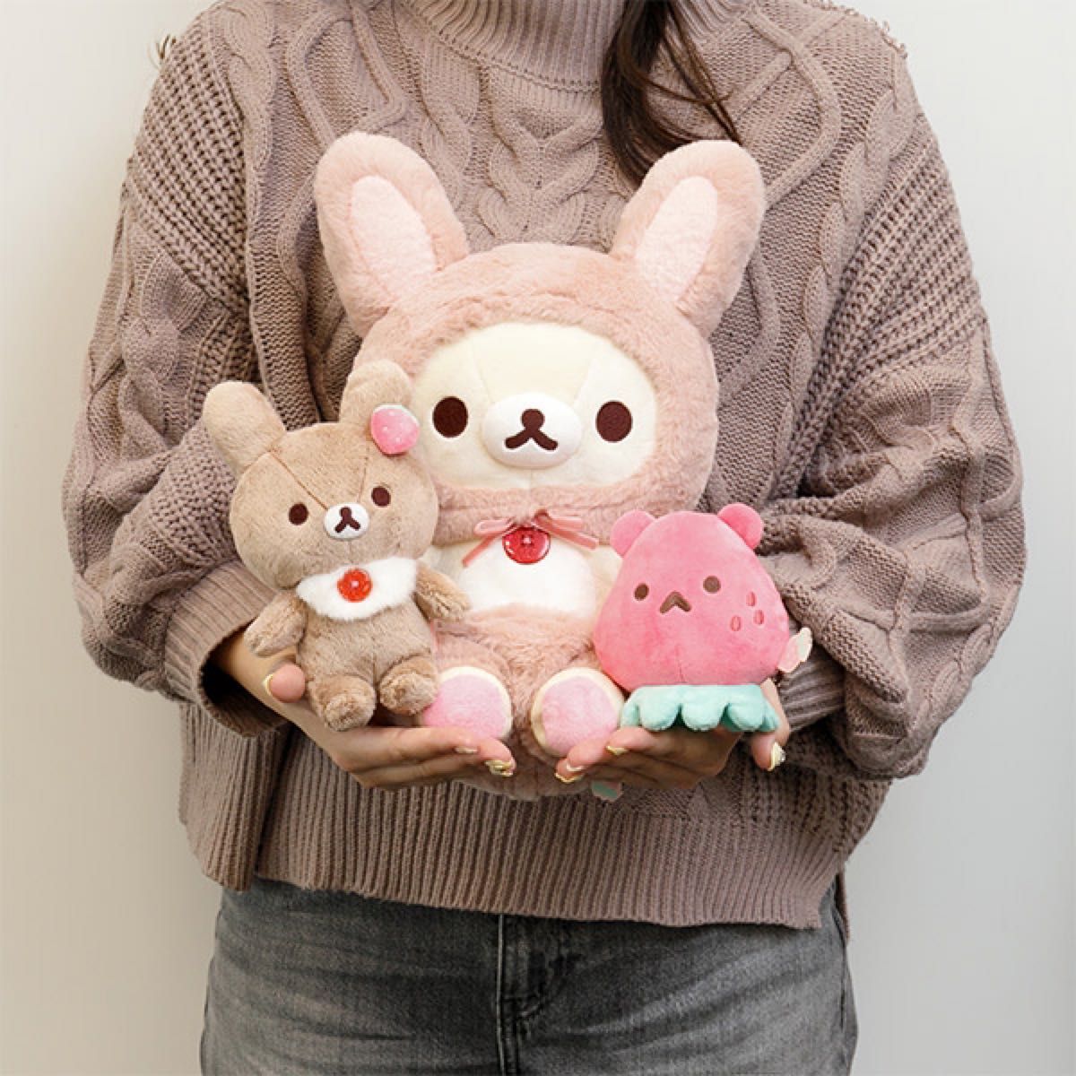 コリラックマのいちごないちにち スペシャルぬいぐるみ 3点セット