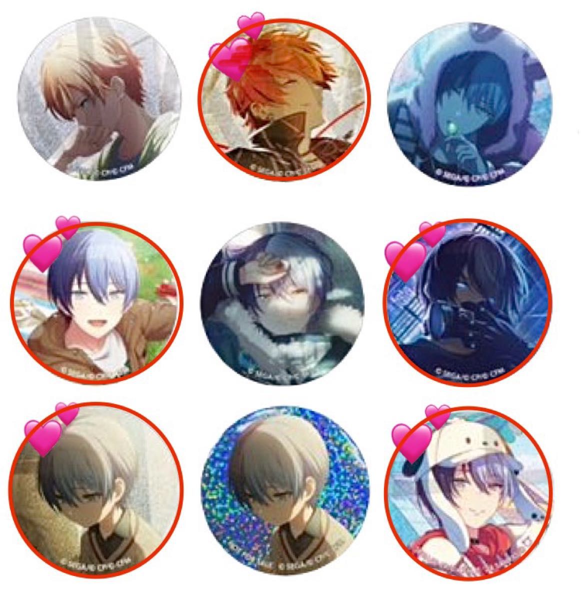 東雲彰人・青柳冬弥 プロセカ グリッター缶バッジ｜Yahoo!フリマ（旧