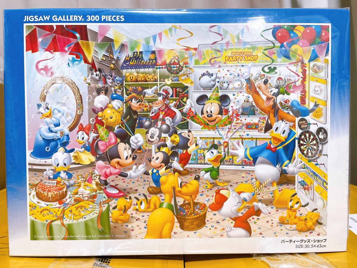 廃盤 未開封】Tenyo 300ピース ディズニー パーティーグッズ・ショップ