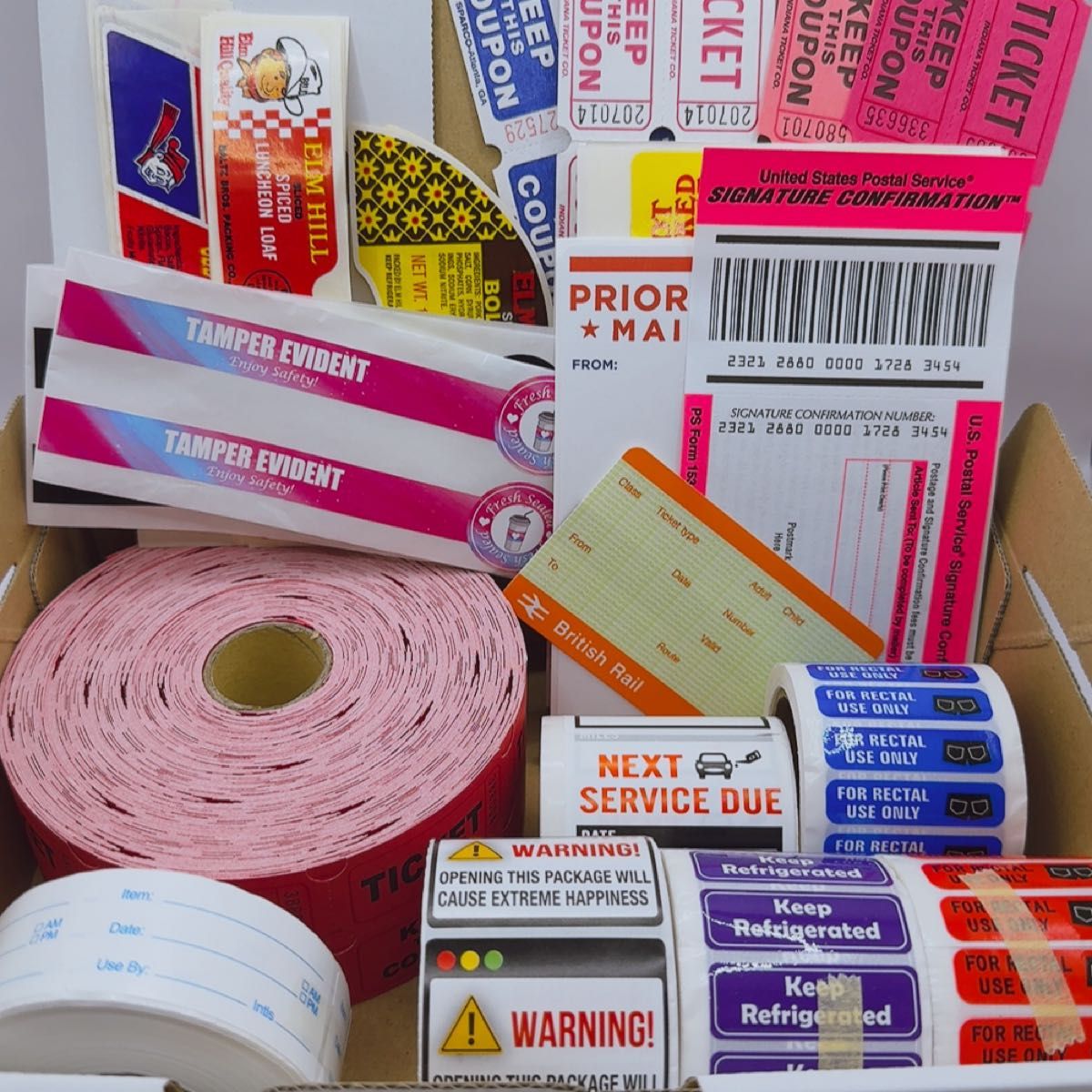 海外 輸入 ロールシール ステッカー 海外チケット 紙もの おすそ分け