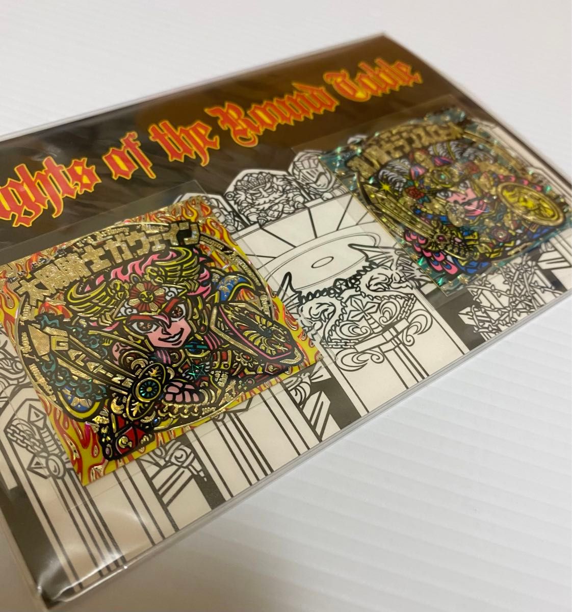 OHTシール アーサー王伝説『箔シルク円卓 太陽騎士ガヴェイン・湖の