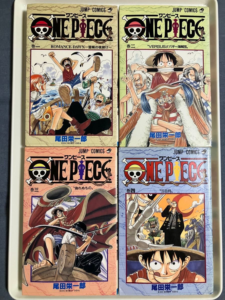 ONE PIECE ワンピース 1巻 初版 1997年 おまけ 2巻 3巻 4巻 ONEPIECE