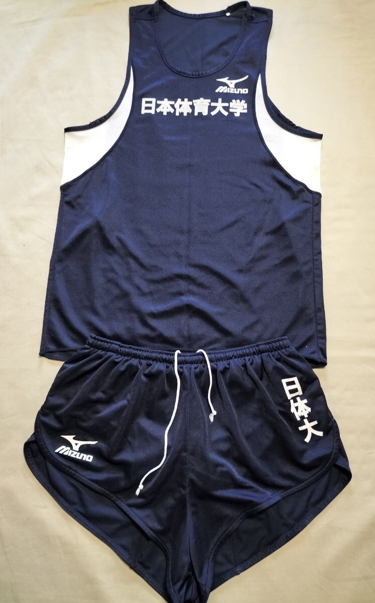 美品】日本体育大学 陸上競技部 ユニフォーム シャツ＆パンツ 大学駅伝