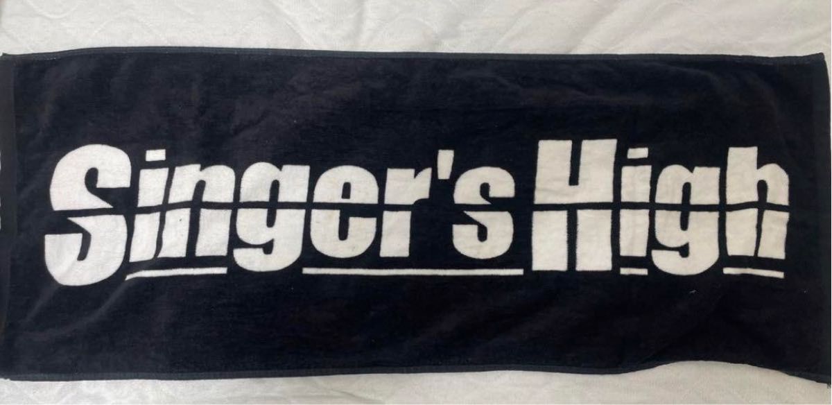 シンガーズハイ マフラータオル タオル黒 ブラック グッズ｜Yahoo