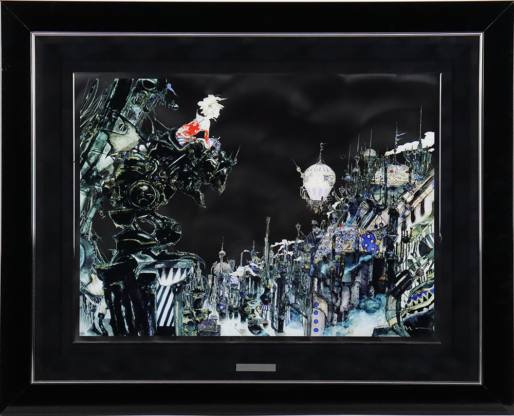 天野喜孝 A3 アクリルプレート 街 ファイナルファンタジーⅥ 天野喜孝