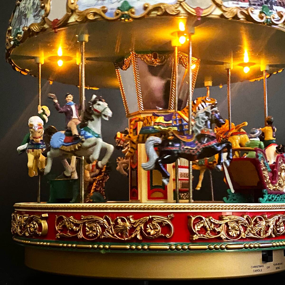 レア】ミスタークリスマス メリーゴーランド オルゴール カルーセル