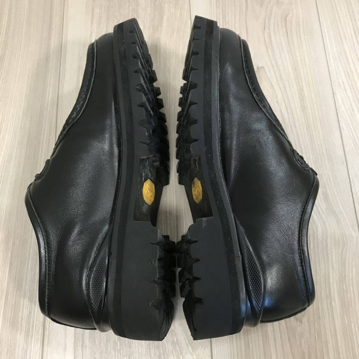 PG Steven Alan KNOCK BLACK LEATHER PLAYGROUND 41 ピージー プレイ