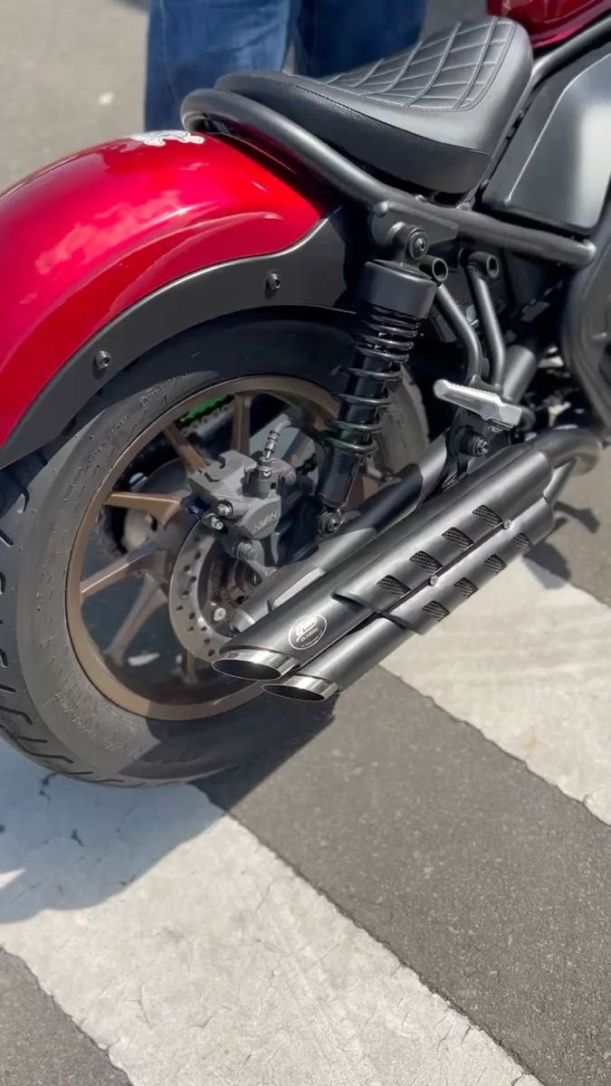 セール中 新型レブル250 2023年式モデルマフラーgem speed製 V3 音調整