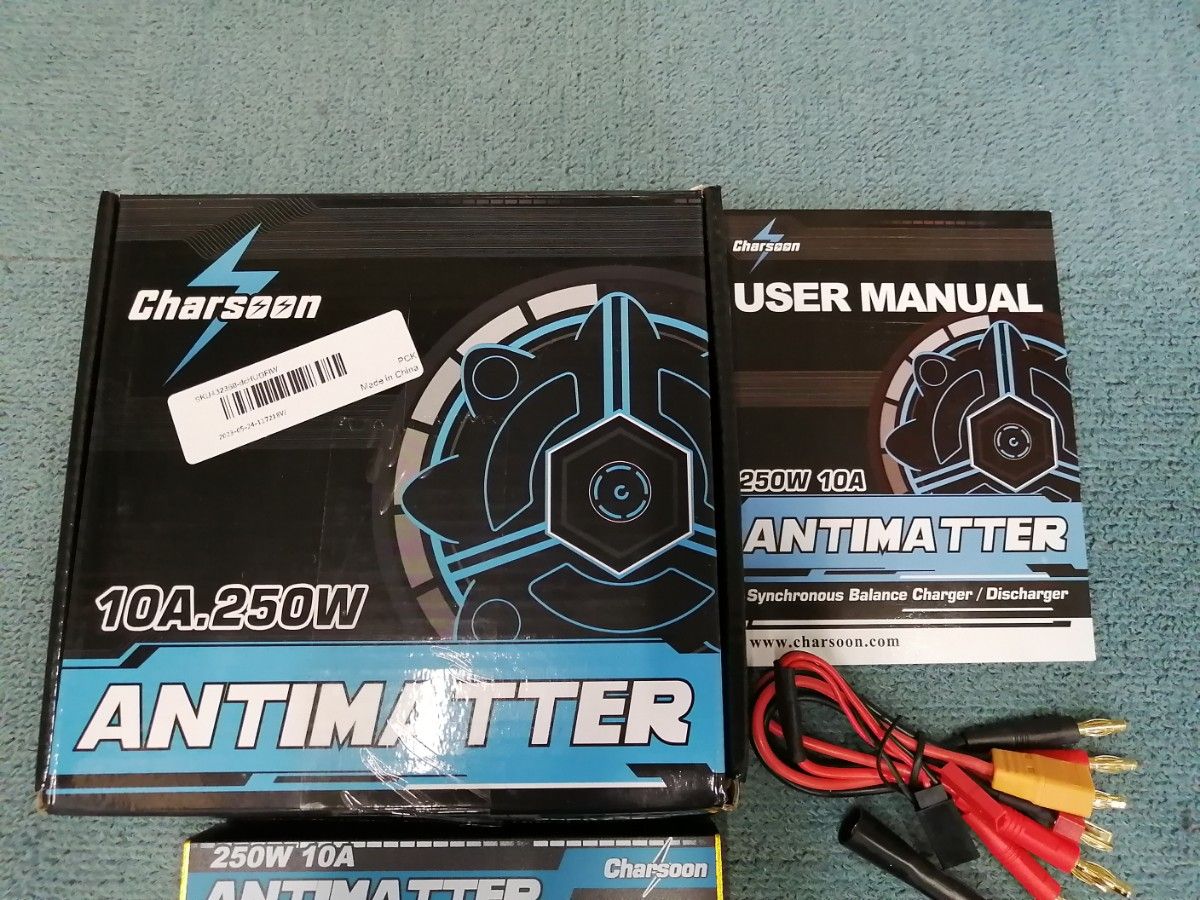 ミニ四駆 充電器 ANTIMATTER 10A 250W モーター慣らし 導通確認済