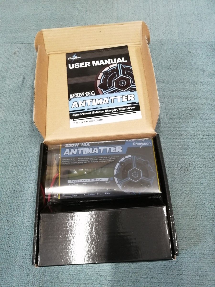ミニ四駆 充電器 ANTIMATTER 10A 250W モーター慣らし 導通確認済