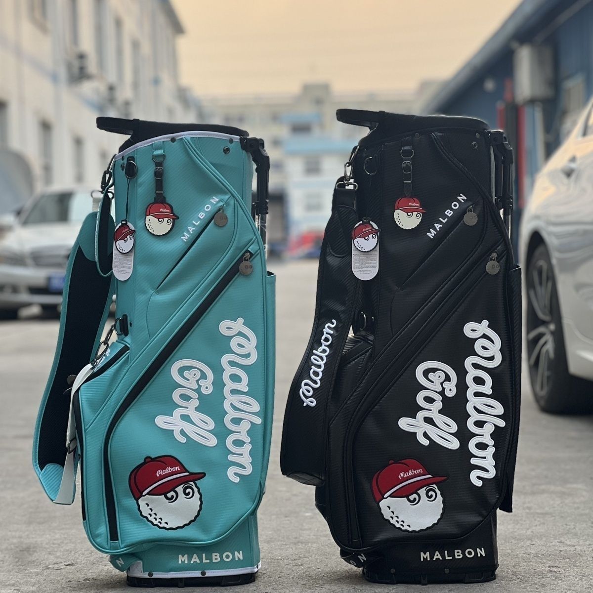 マルボンゴルフ malbon golf キャディバッグ キャディーバックスタンド