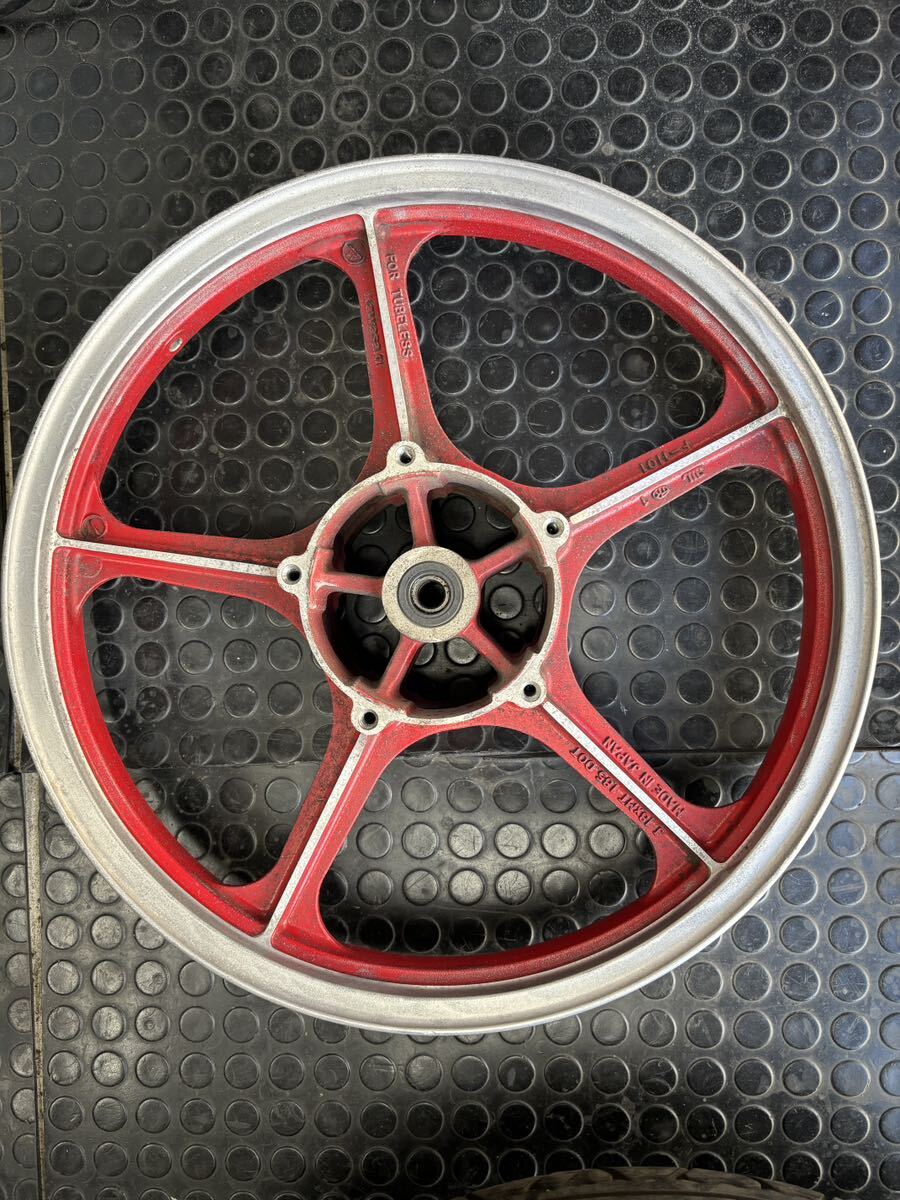 Yahoo!オークション - Z400GP純正前後ホイール フロントホイール リア