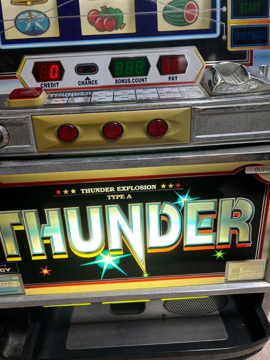 レトロ スロット台 パチスロ サンダーV 株式会社MACY 【公式通販】