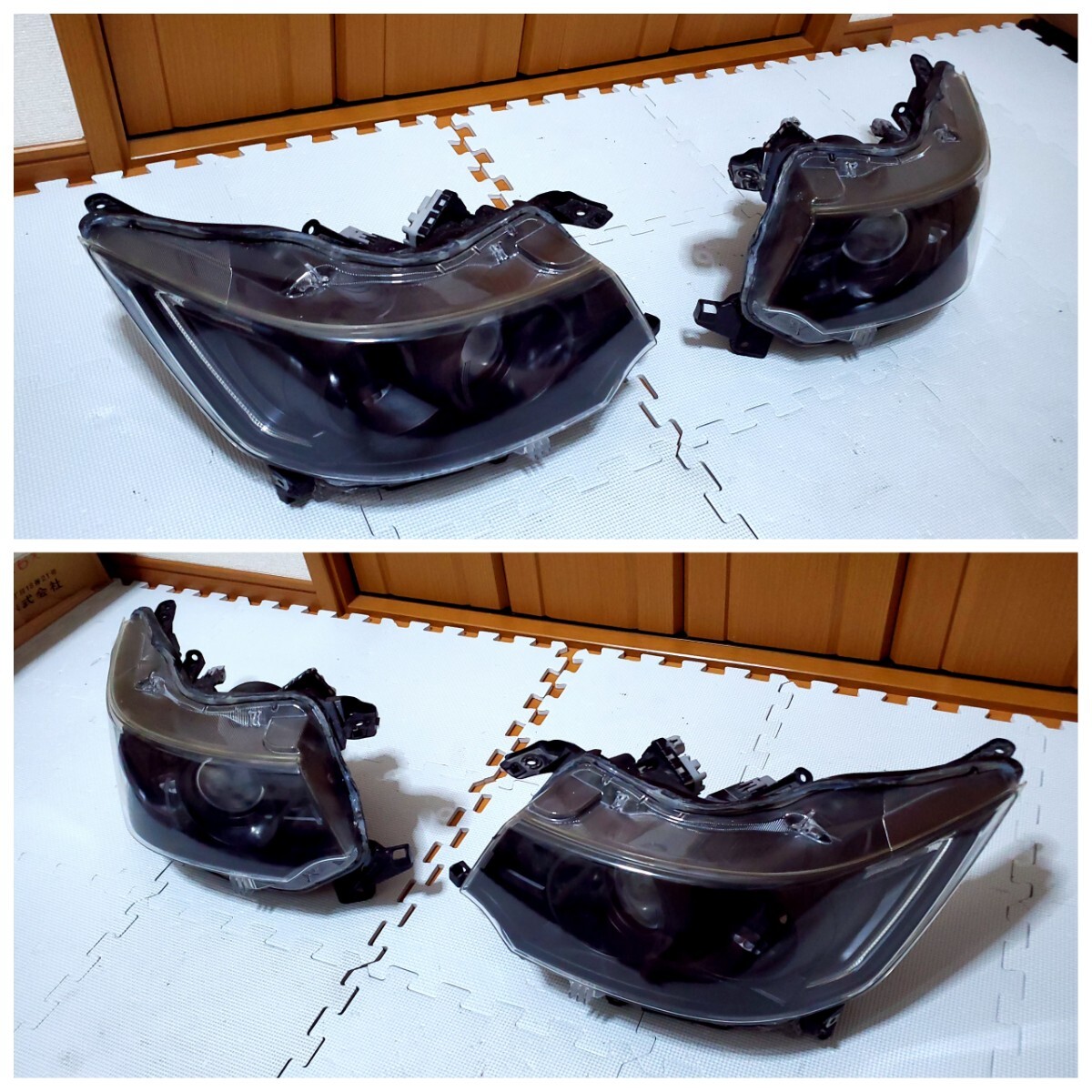 送料無料 MH34S ワゴンR スティングレー 純正HIDヘッドライト 左右