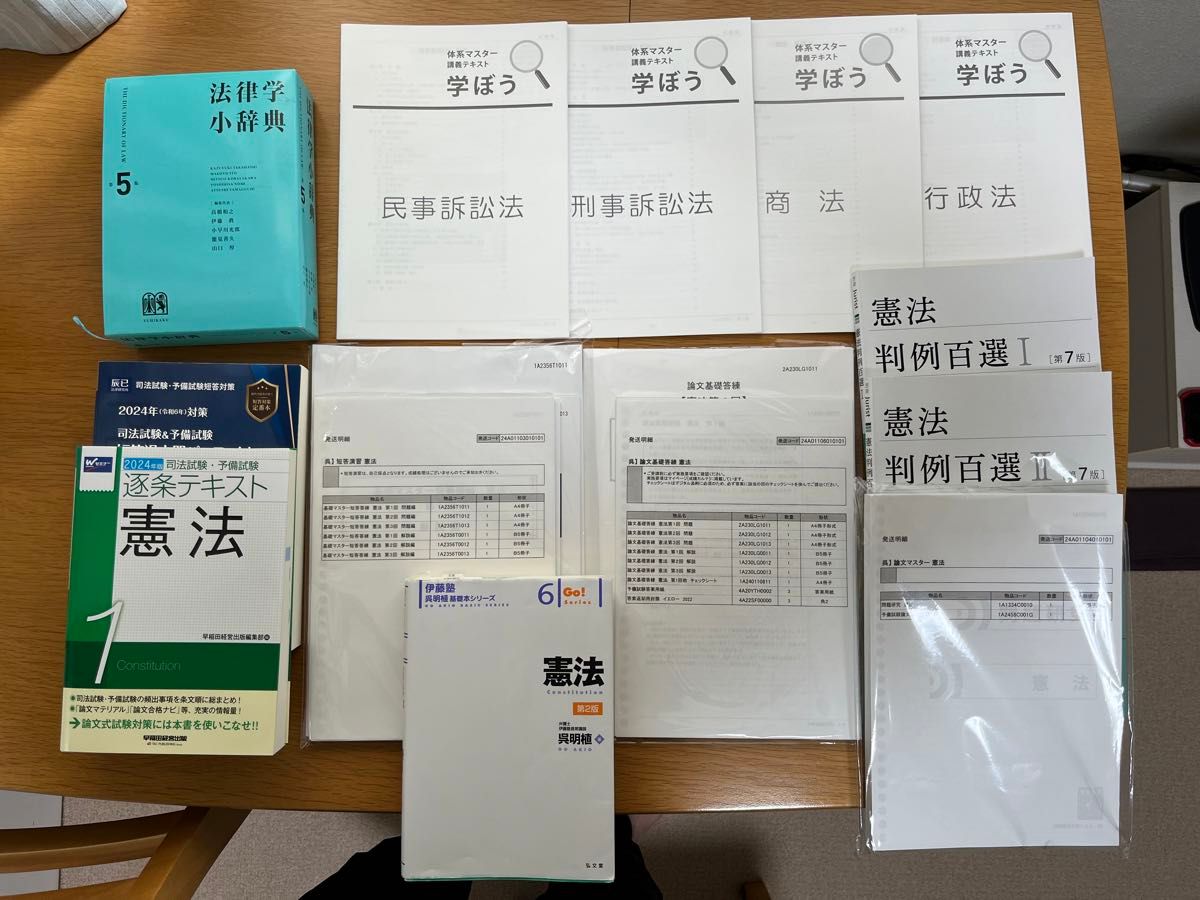2024伊藤塾 呉基礎本クラス 論文マスター 基礎答練 短答答練 問題集