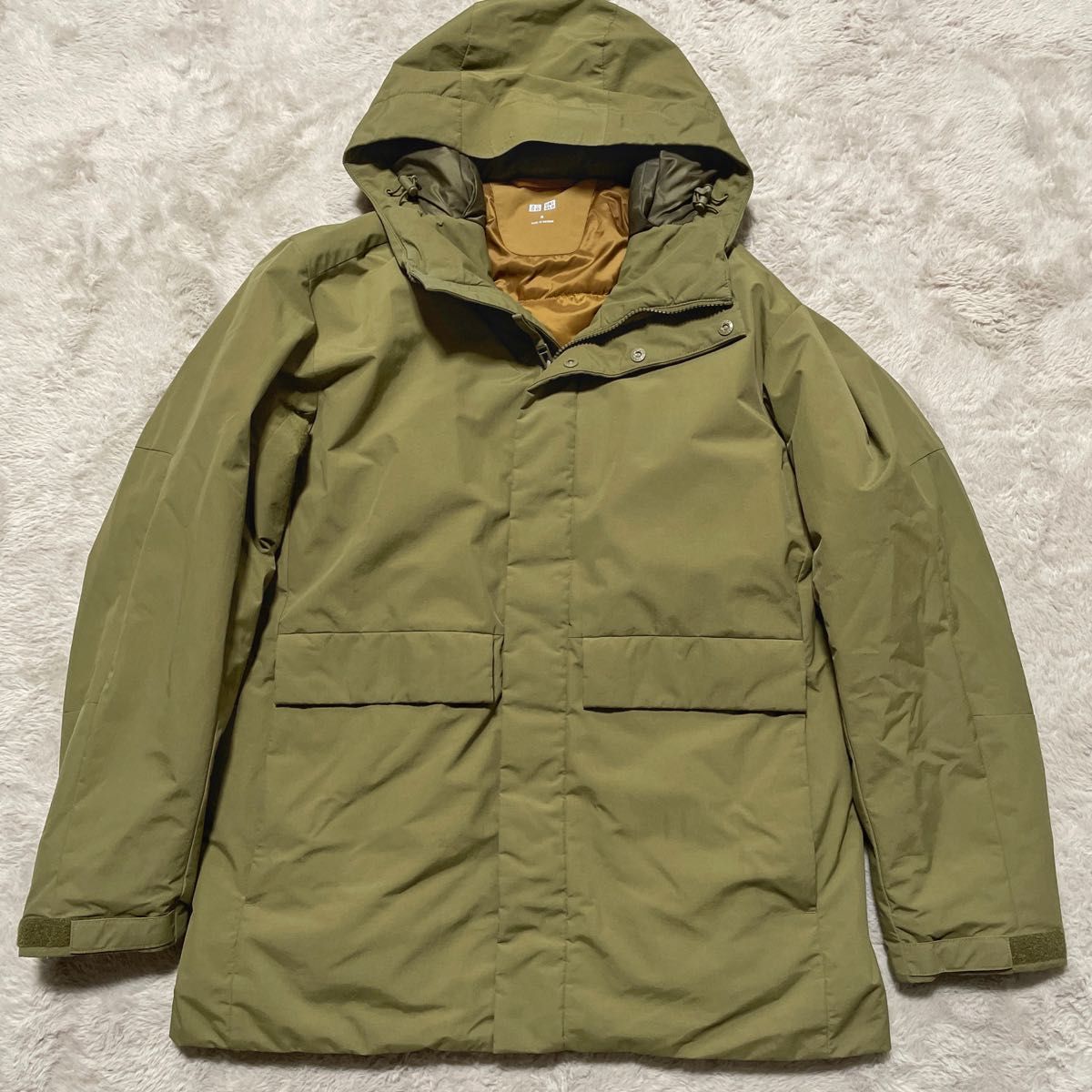 UNIQLO ユニクロ ハイブリッドダウンパーカ M オリーブ グリーン