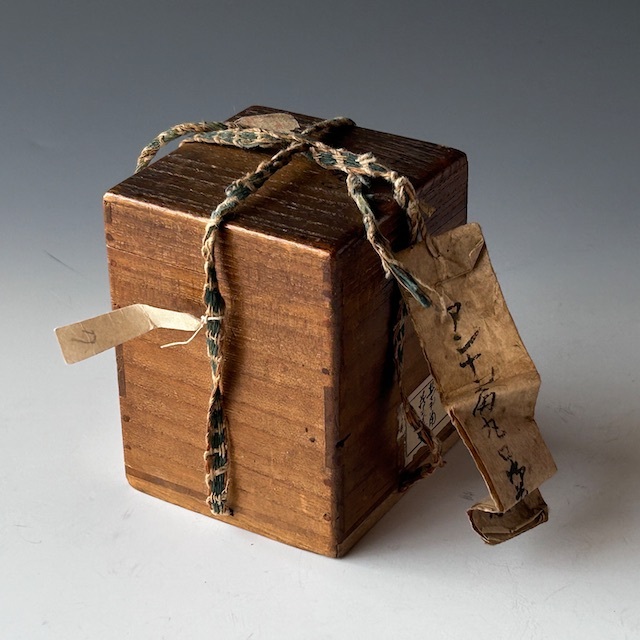 茶道具 安南 月字 兎 角丸口 茶入 16世紀 ベトナム 茶器 濃茶 古玩