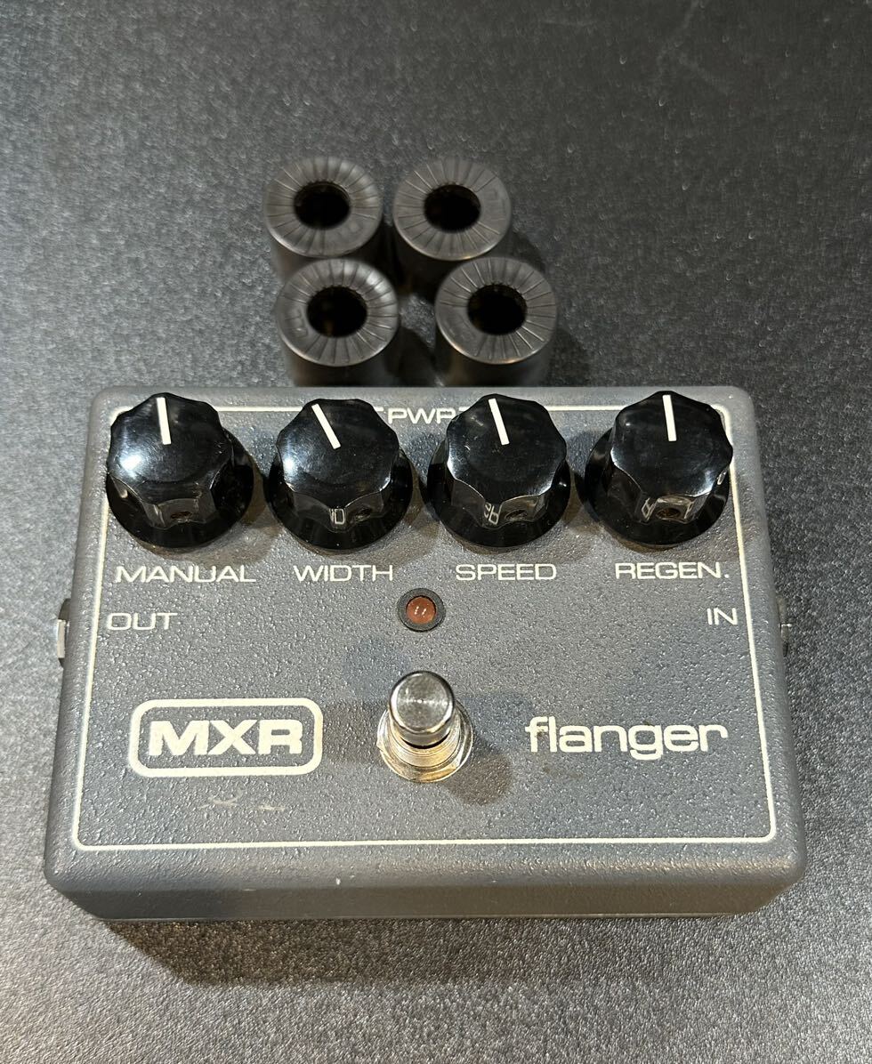 MXR M117R FLANGER アダプター付き MXR M117R Flanger Effects Pedal